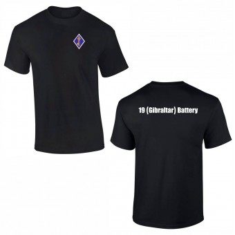 26 Regiment 19 (Gibraltar) Battery Cotton Teeshirt